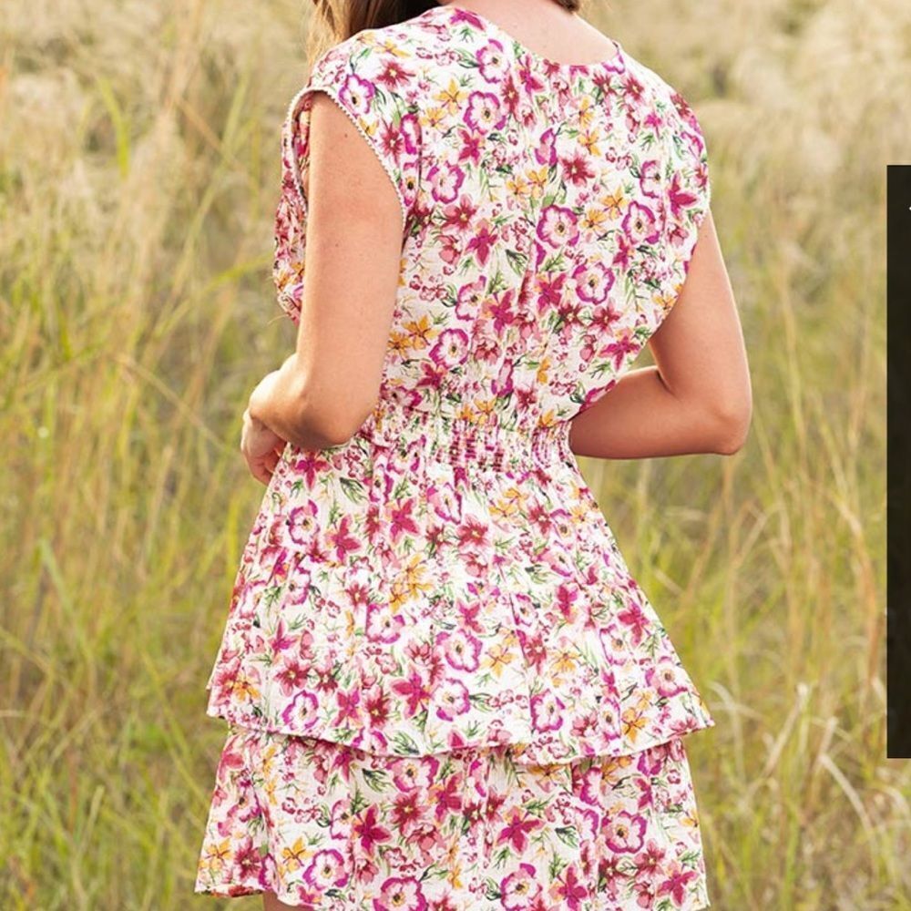 CupShe Cierra Sleeveless Floral Short Dress - Picture 4 of 4